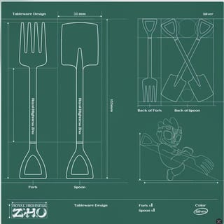 Excavator Treasure Feast with Digging Fork and Shovel 工兵宝铲