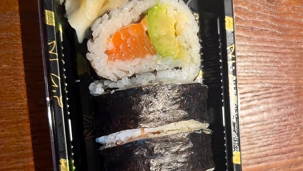 Salmon Avocado Roll.