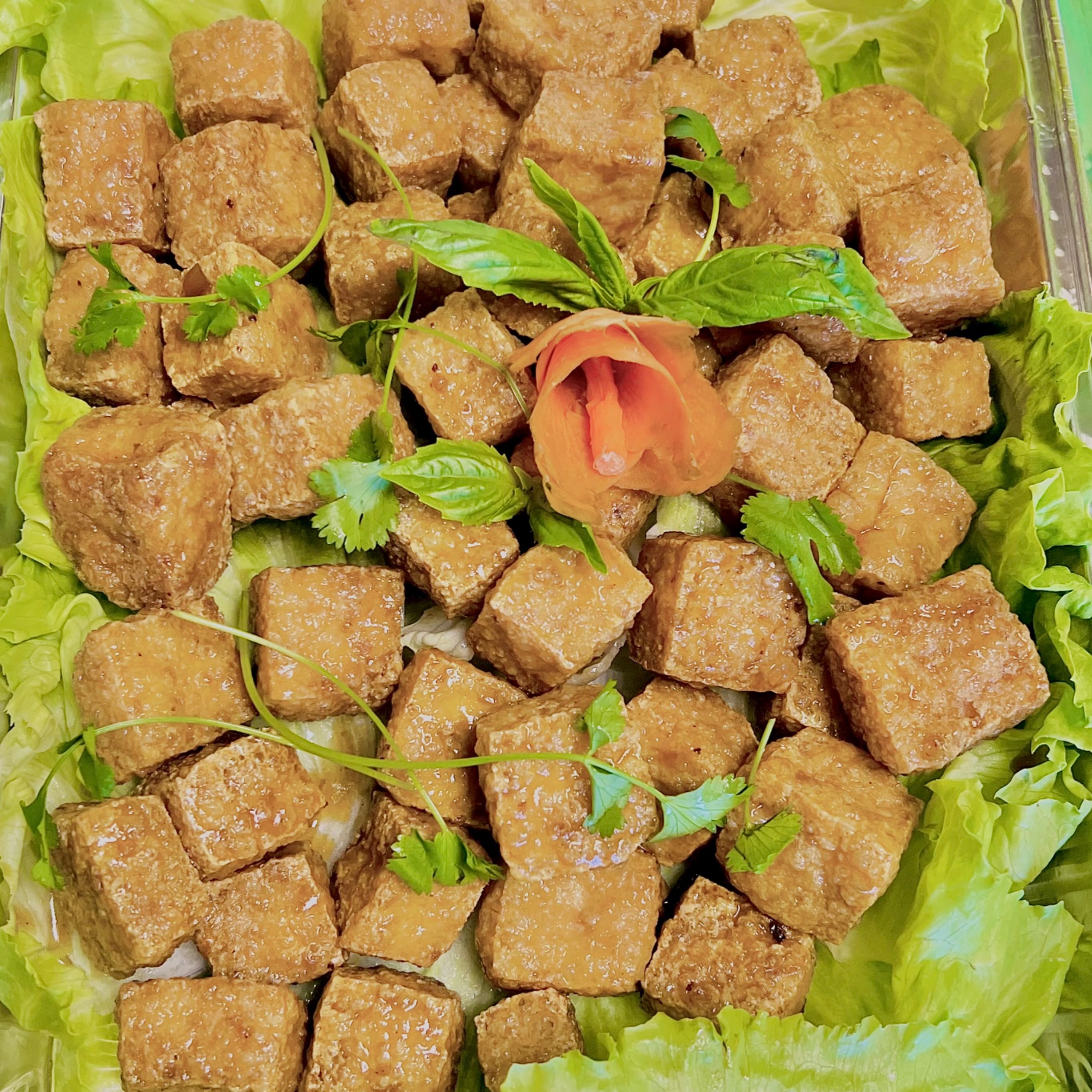 T20. BBQ Tofu S/L (tray Đậu Hủ Chiên).