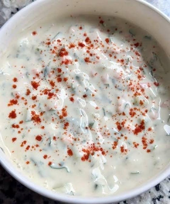 Plain Raita.
