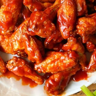 Baked Hot Wings (Small (6 Pieces))