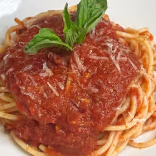 Pasta & Tomato Sauce.