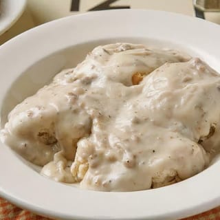 Biscuits & Gravy (Tomato or Sausage)