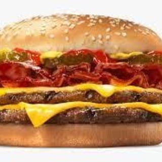 Villa's Double Bacon Cheeseburger