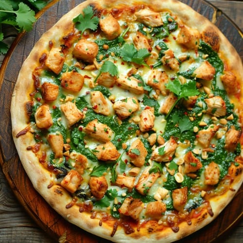 8. Grilled Chicken & Spinach (White) Pizza.