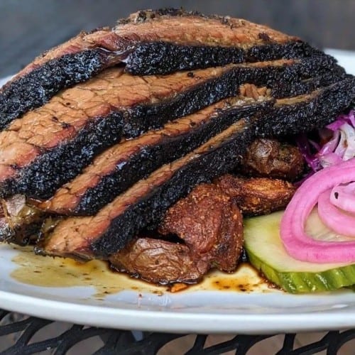 Smoked Brisket Plate.