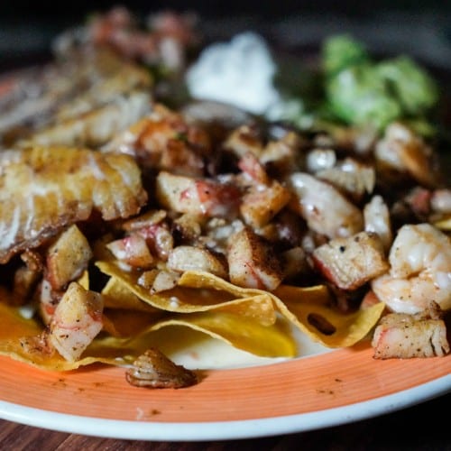 Nachos Del Mar.
