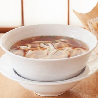 Plain Udon Noodles Soup