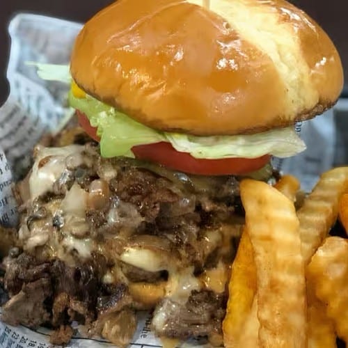 Cheesesteak Burger.