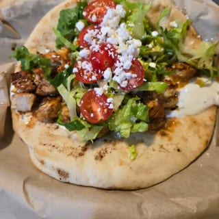 Chicken Kabob on Pita