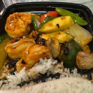 Jumbo Shrimp with Black Bean Sauce
