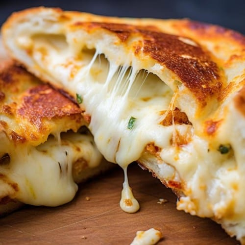 Plain Cheese Calzone.