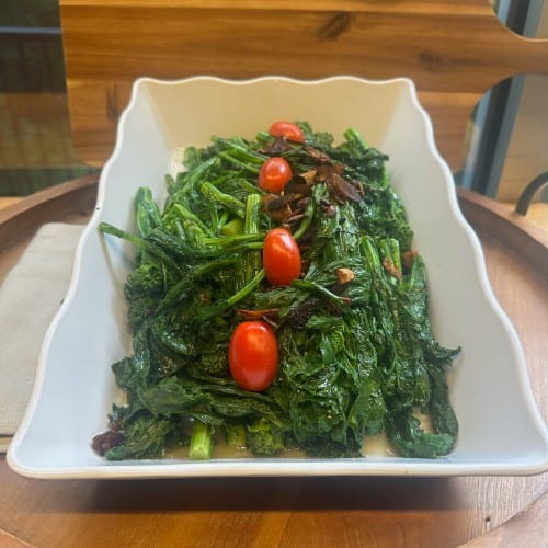 Sauteed Broccoli Rabe.