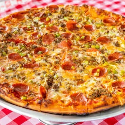 The Caruso Spectacular Pizza.