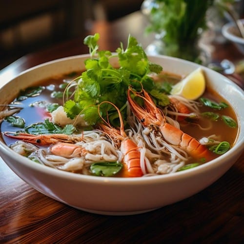 Pho with Seafood.