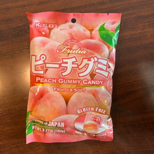 Frutia Peach Gummy Candy.