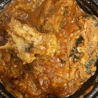 Lamb Fufu and Okro (Okra Soup)