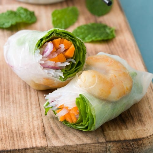 Fresh Summer Rolls.