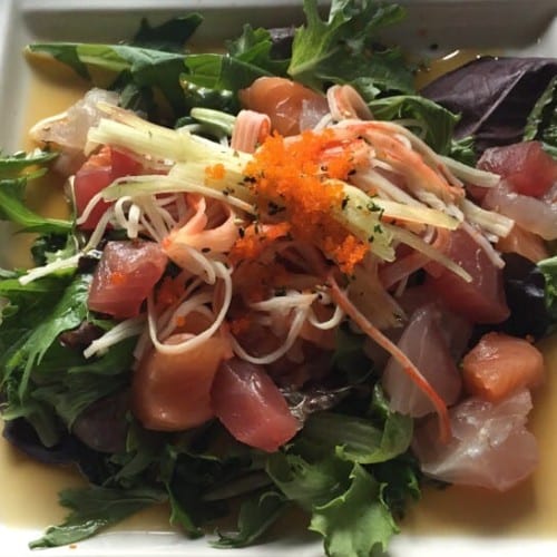 Sashimi Salad.