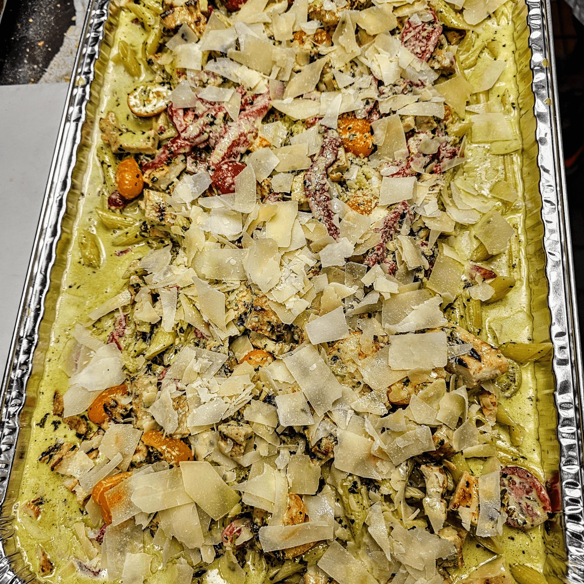 Penne Pesto Chicken Catering.