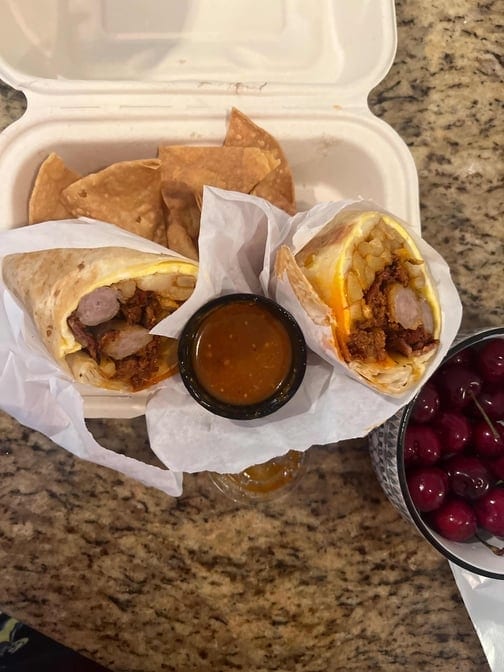 Breakfast Burrito.