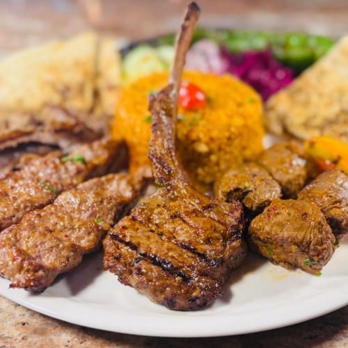 Mixed Lamb/Beef for 1 + 1 Pita.