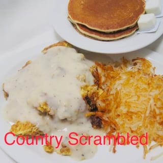 Country Scramble with 2 Pancakes