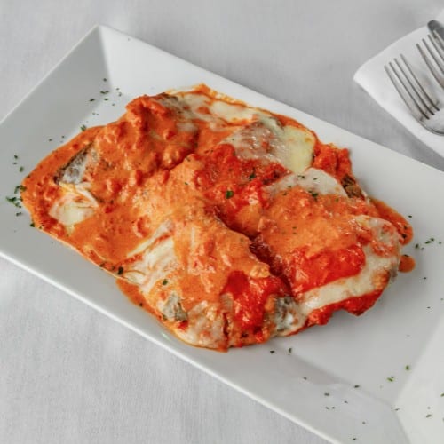 Portobello Parmigiana.