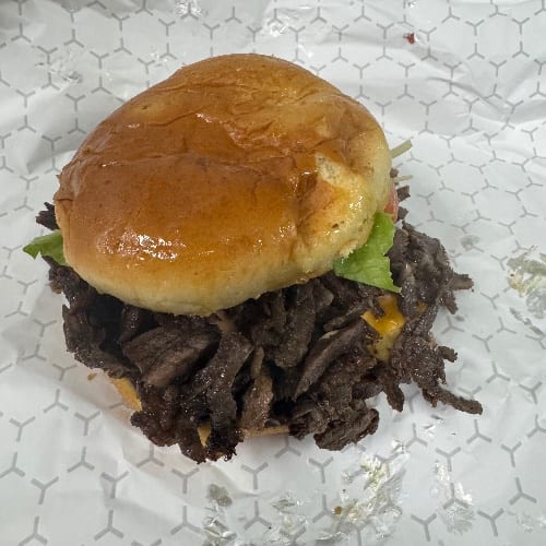 Beef Shawarma Burger.