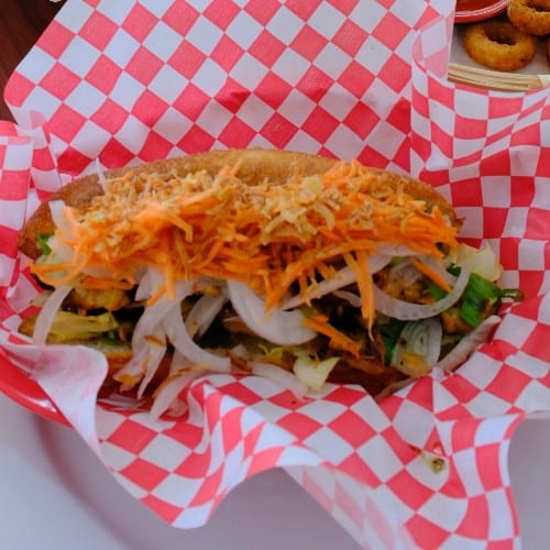 Grilled Chicken Banh Mi Sandwich.