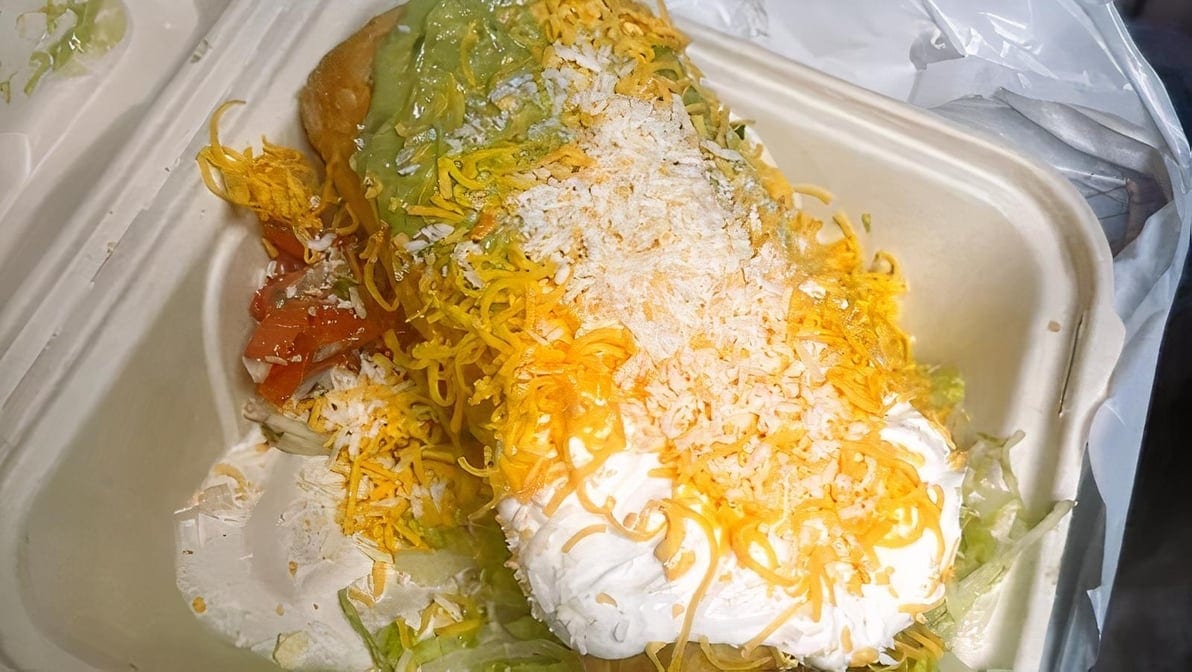 Shredded Beef Chimichangas.