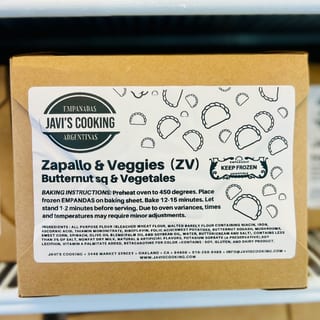 Zapallo & Queso Crema (6 Pack) Frozen Empanadas