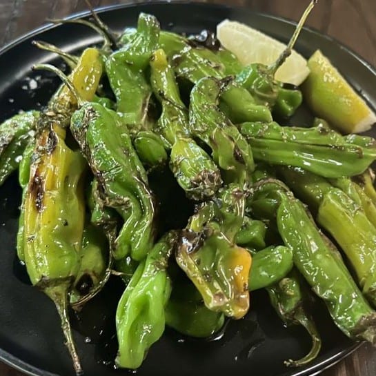 Blistered Shishitos.