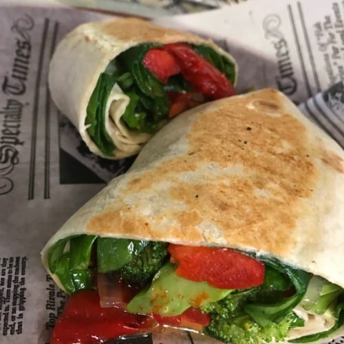 Oriental Stir-Fry Wrap.