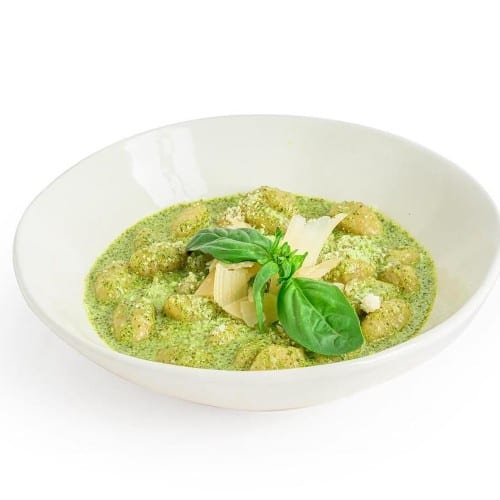 Gnocchi with Pesto.