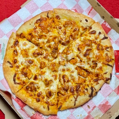 Buffalo Chicken Personal Pizza.