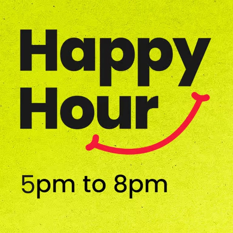 Unwind with Happy Hour