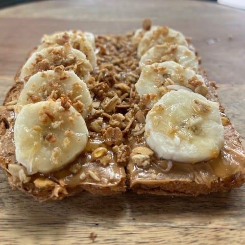 Peanut Butter Banana Toast.