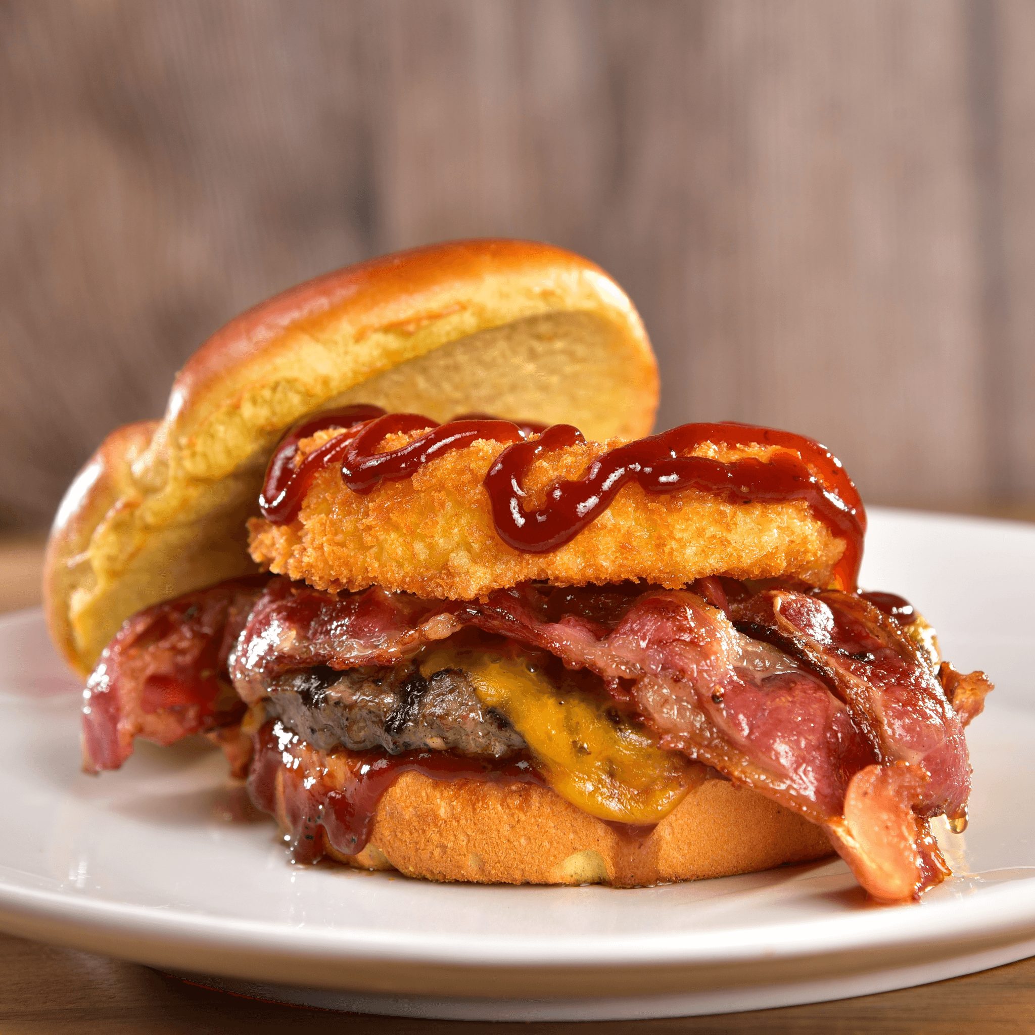 Western Bacon Cheeseburger.