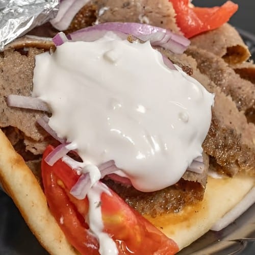 Gyro on Pita.