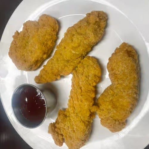 Chicken Fingers (4 Chicken Fingers W/choice of Sauce).