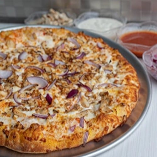 Buffalo Chicken Pizza.