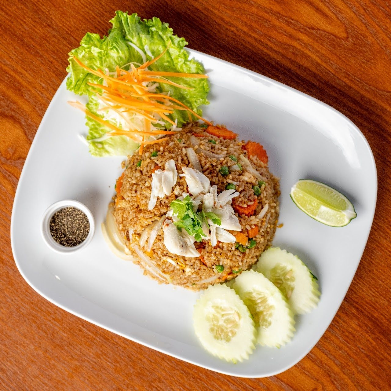 Crab Meat Fried Rice.