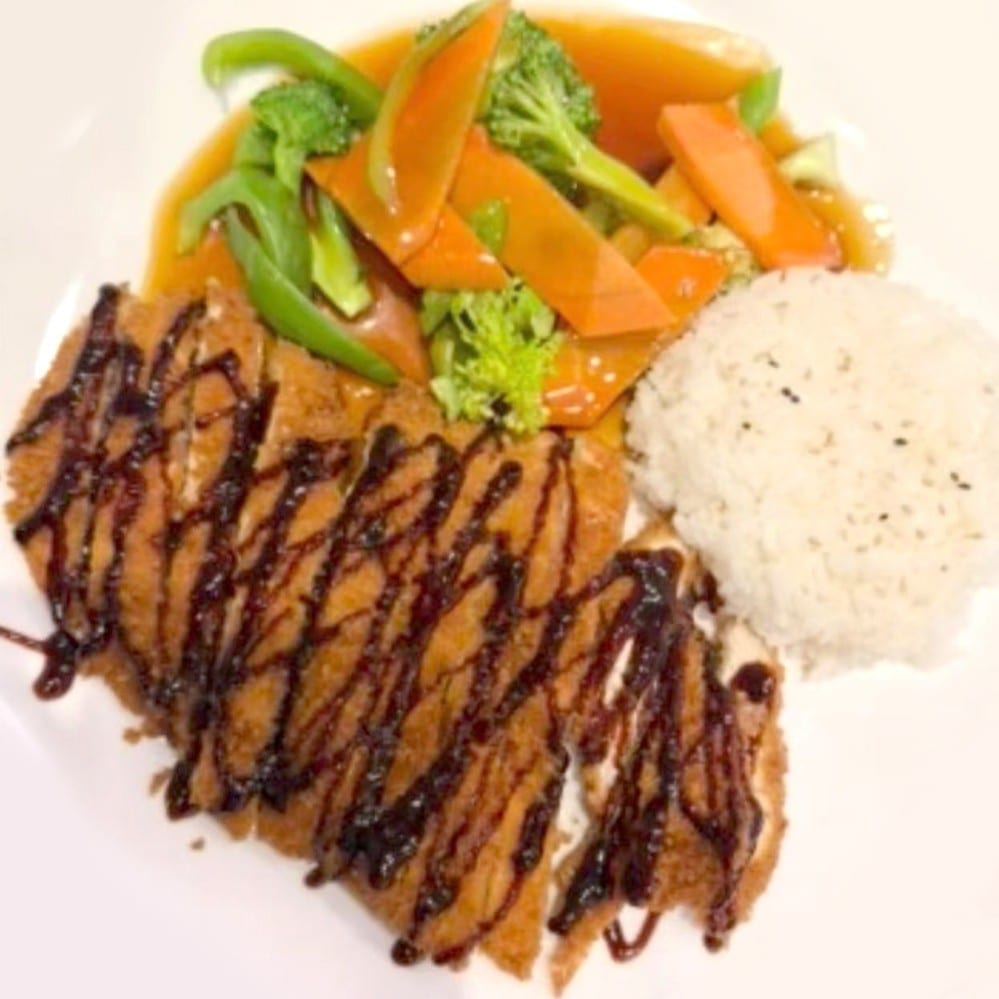 Chicken Katsu Teriyaki.