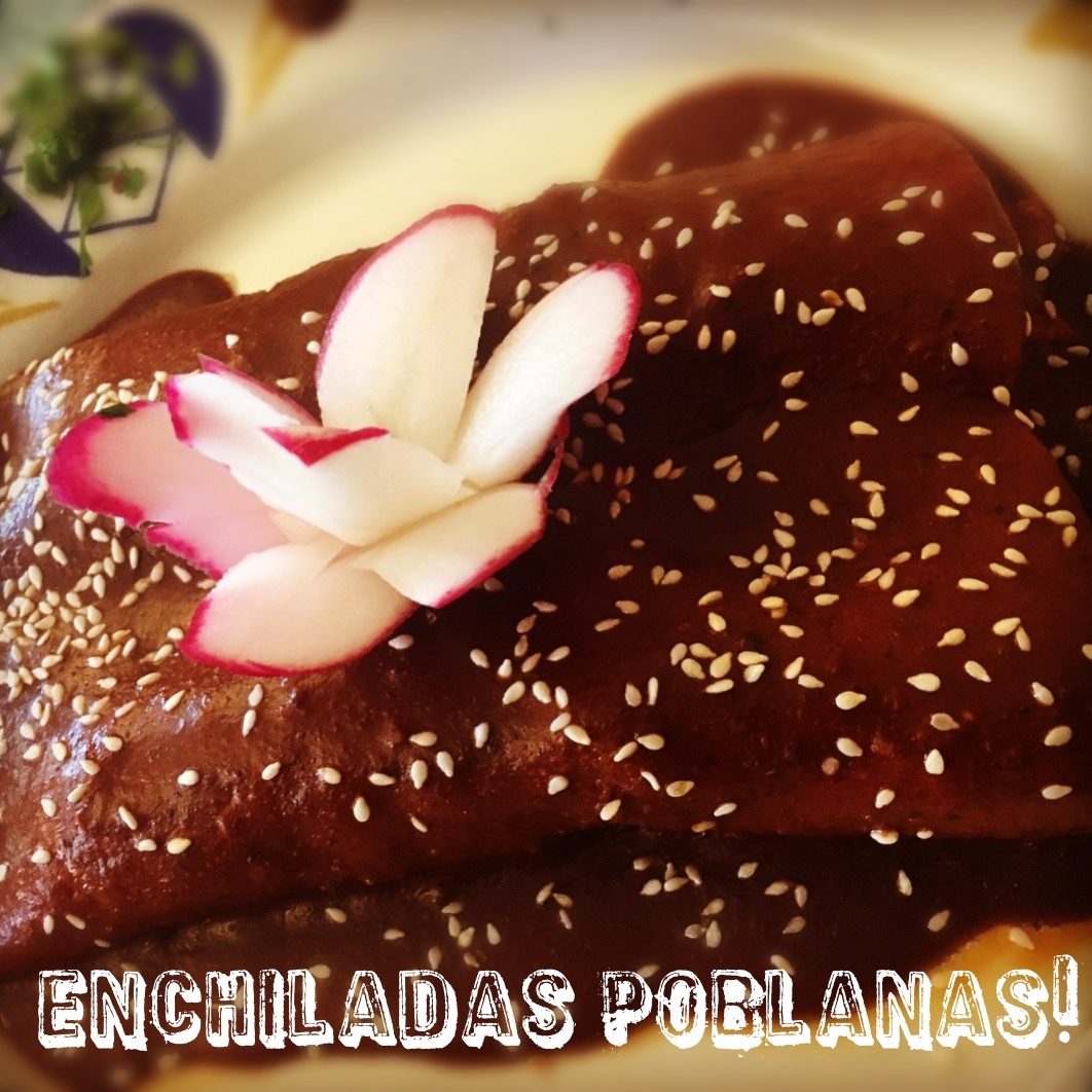 Enchiladas Poblanas.
