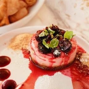 Strawberry Yuzu Cheesecake.