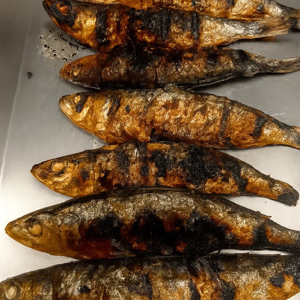 Grilled Sardines.