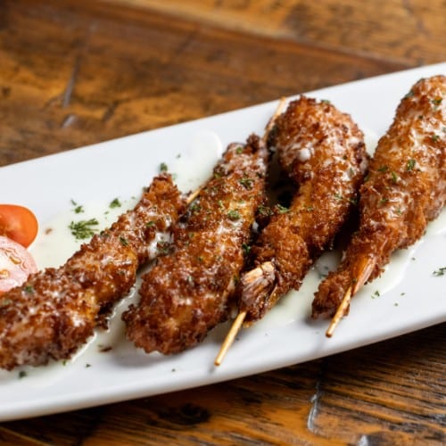 Camarones Fritos Con Coco.