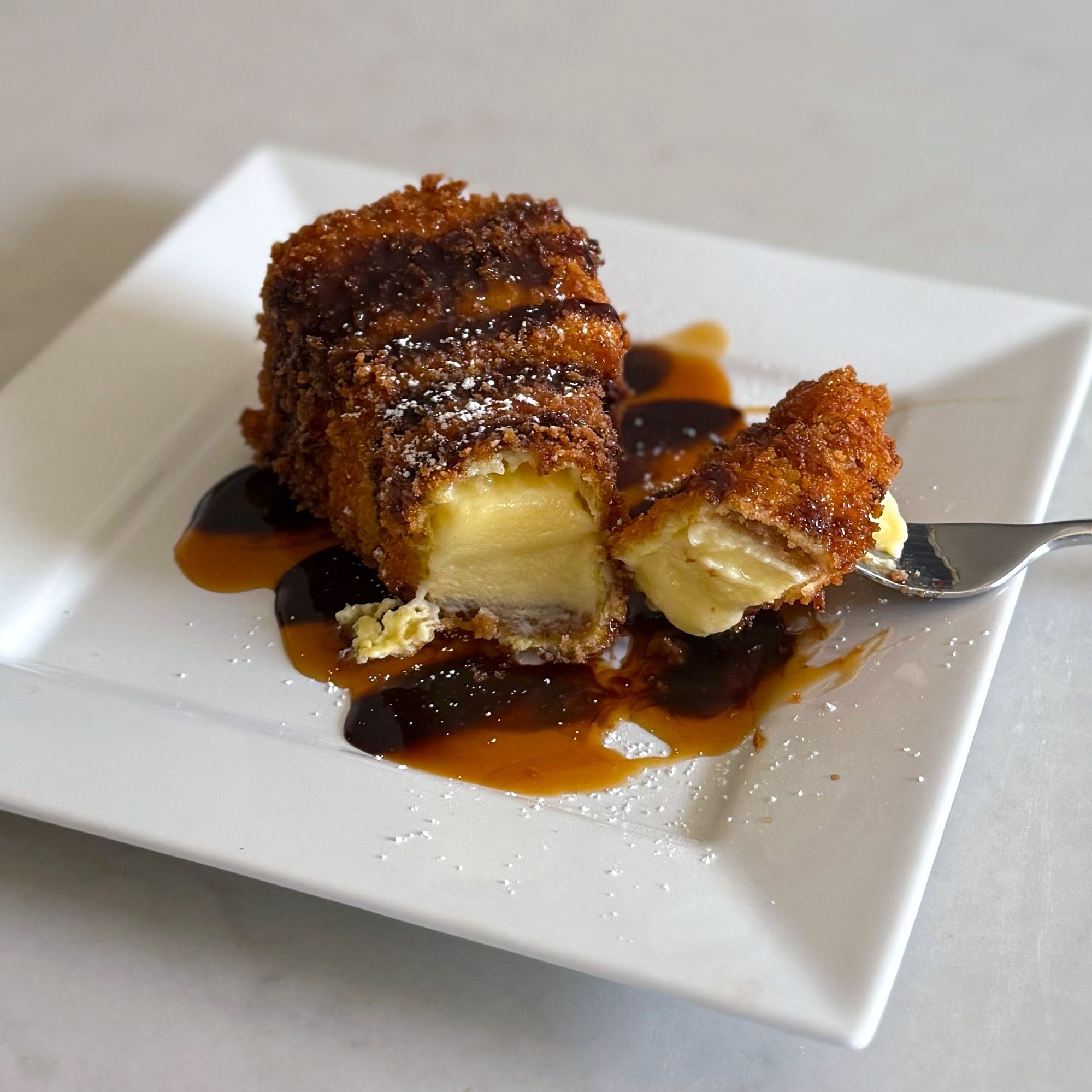 Deep-Fried Cheesecake.
