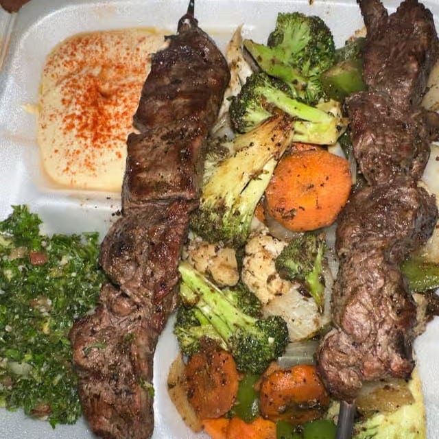 Beef Kabob - Lunch.